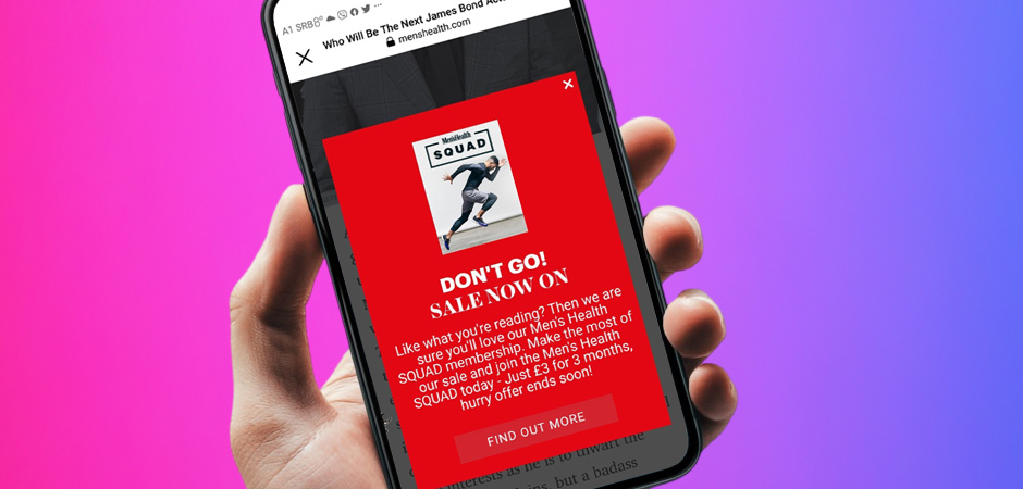 exit pop up